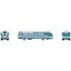 Athearn HO Intercity Bus, Teal & Cream
