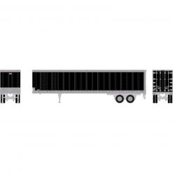 Athearn HO 45' Smooth Side Trailer, Black