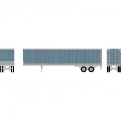 Athearn HO 45' Smooth Side Trailer, Metallic Blue