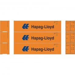 Athearn HO RTR 40' Container, Hapag-Lloyd (3)