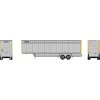 Athearn HO RTR 40' DropSill Parcel Trailer, UPS/Yellow80888