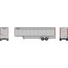 Athearn HO RTR 40' Drop Sill Parcel Trailer, UPS/Red #87612 -Athearn Sales Shop ATH29465 A0 M2485ZYY