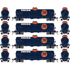 Athearn HO 1-Dome Tank, Union Oil/UOCX (4)