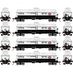 Athearn HO 1-Dome Tank, Champlin/HHCX (4)
