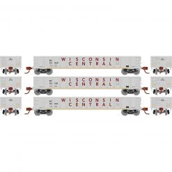 Athearn N 52' Mill Gondola, Wisconsin Central (3)