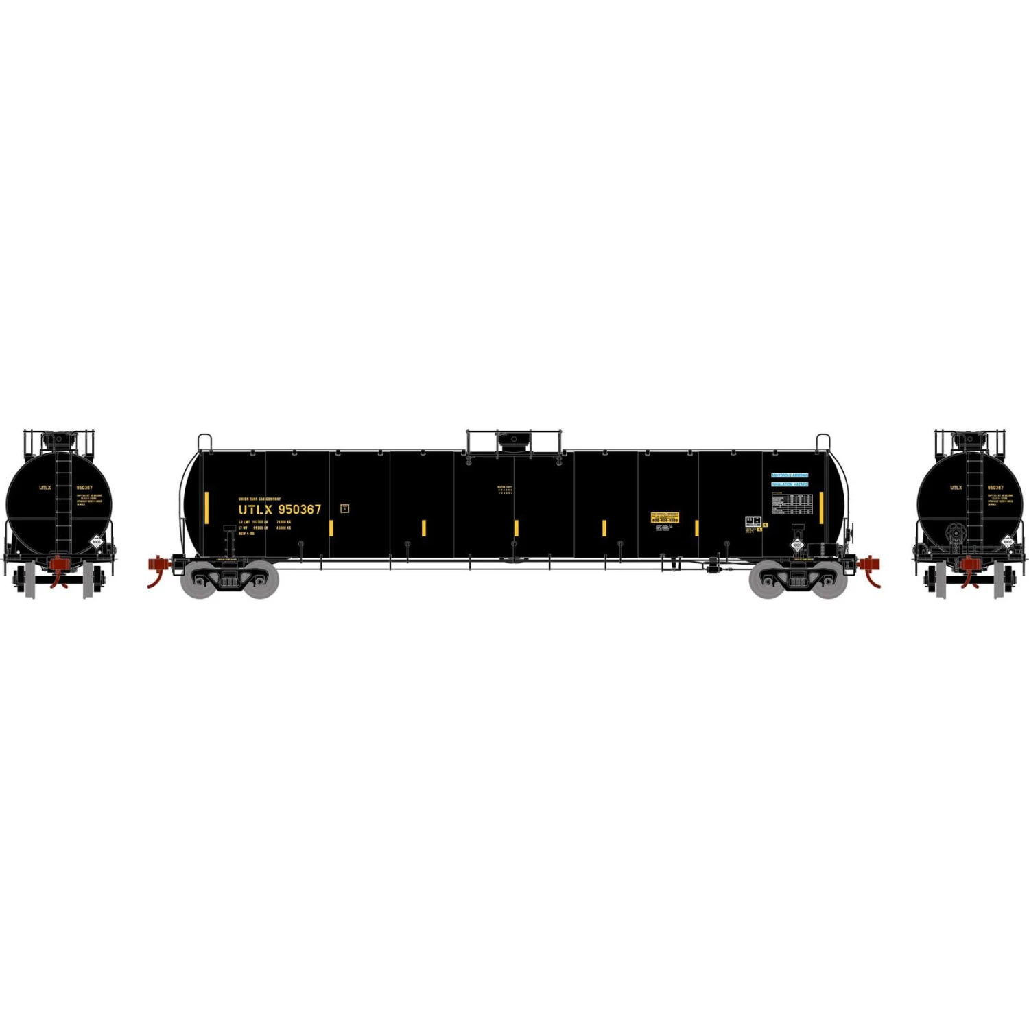 Athearn N 33,900-Gallon LPG Tank/Late, PROX #29777 3 Athearn N 33,900-Gallon LPG Tank/Late, PROX #29777