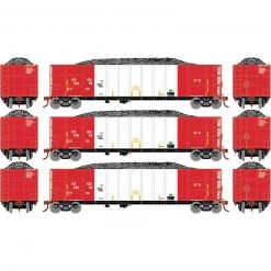 Athearn N Thrall High Side Gondola/Load,Herzog/White #3(3)