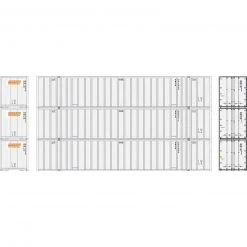 Athearn HO RTR 53' Stoughton Containers, Schneider # 2(3)