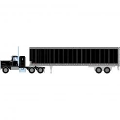 Athearn HO Kenworth Tractor & Trailer, Black