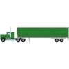 Athearn HO Kenworth Tractor & Trailer, Green 2 Athearn HO Kenworth Tractor & Trailer, Green -Athearn Sales Shop ATH41088 A00 ST2MZ0PJ