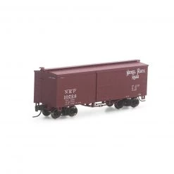 Athearn N 36' Old Time Wood Box, NKP #10724