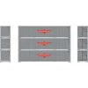 Athearn HO 40' Smooth Side Containers, APL #2 (3) -Athearn Sales Shop ATH63386 A0 IY1DXMEJ