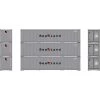 Athearn HO 40' Smooth Side Containers, SEAU #1 (3) -Athearn Sales Shop ATH63391 A0 2JBEP8YE
