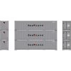 Athearn HO 40' Smooth Side Containers, SEAU #2 (3) -Athearn Sales Shop ATH63392 A0 ZDEMCONP