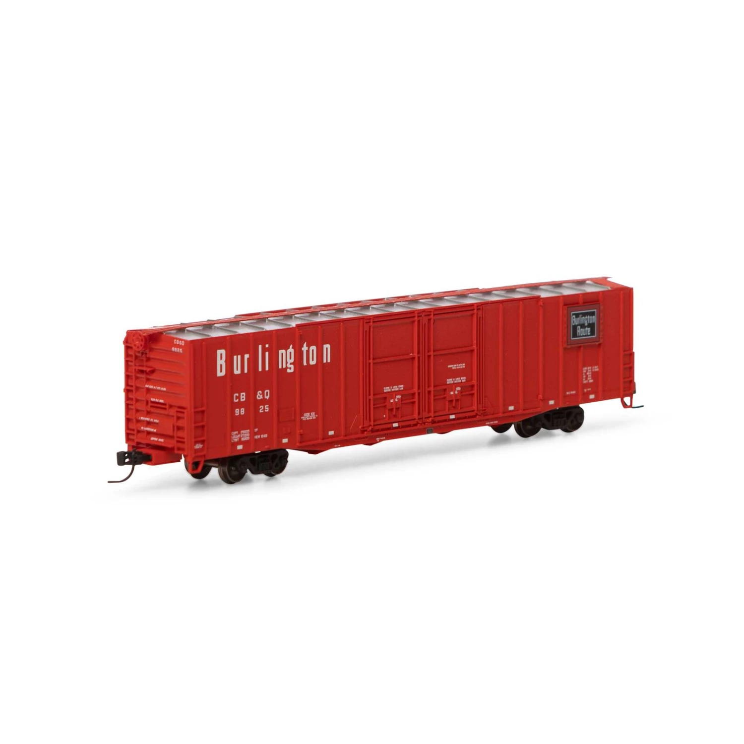 Athearn N 60' PS Auto Box, CB&Q #9825 4 Athearn N 60' PS Auto Box, CB&Q #9825 - Image 2