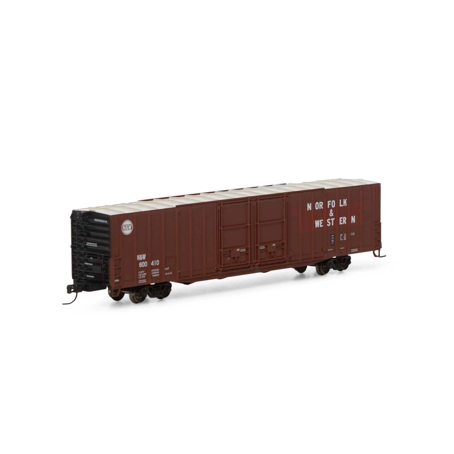 Athearn N 60' PS Auto Box, N&W #600410 3 Athearn N 60' PS Auto Box, N&W #600410