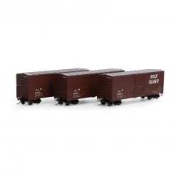 Athearn HO RTR 40' Modern Box, RI (3)