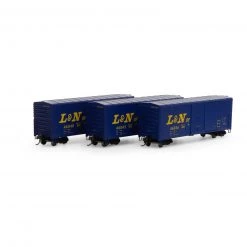 Athearn HO RTR 40' Modern Box, L&N (3)