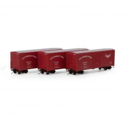 Athearn HO RTR 40' Modern Box, GM&O (3)