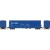Athearn HO RTR 50' Evans DD Plug Box, USLX Jeld-Wen #11299