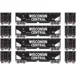 Athearn HO RTR 40' Offset Ballast Hopper with Load, WC #1 (4)