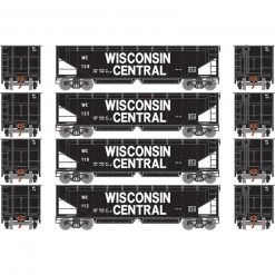 Athearn HO RTR 40' Offset Ballast Hopper with Load, WC #2 (4)