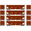 Athearn HO RTR 40' Offset Ballast Hopper with Load, BN #1 (4)