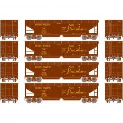 Athearn HO RTR 40' Offset Ballast Hopper with Load, UP #2 (4)