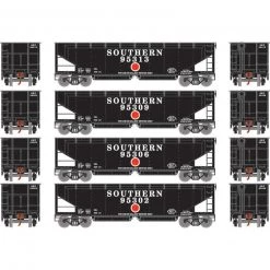 Athearn HO RTR 40' Offset Ballast Hopper with Load, SOU #1 (4)