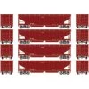 Athearn HO RTR 40' Offset Hopper with Load, Data/Brown No # (4)