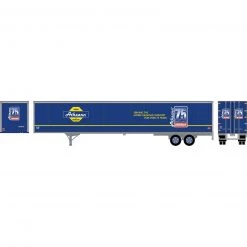 HO RTR 53' Wabash Plate Trailer, Athearn 75th Ann.