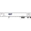 Athearn HO RTR 53' Wabash Plate Trailer, Bay Logistics #3