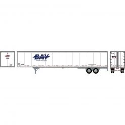 Athearn HO RTR 53' Wabash Plate Trailer, Bay Logistics #3