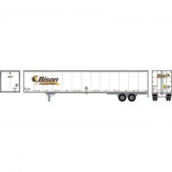 Athearn HO RTR 53' Wabash Plate Trailer, Bison Transport #2