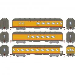 Athearn HO RTR Arch Roof Set, UP (3)