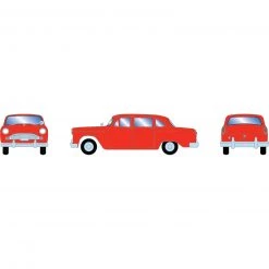 Athearn HO RTR 1950s Sedan, Red