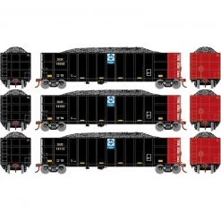 Athearn HO RTR Thrall High Side Gondola with Load, DJJX #3(3)