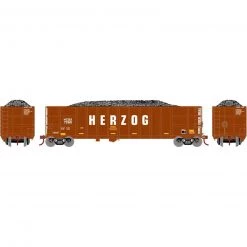 Athearn HO RTR Thrall High Side Gondola/Load,HZGX/Brn#7260
