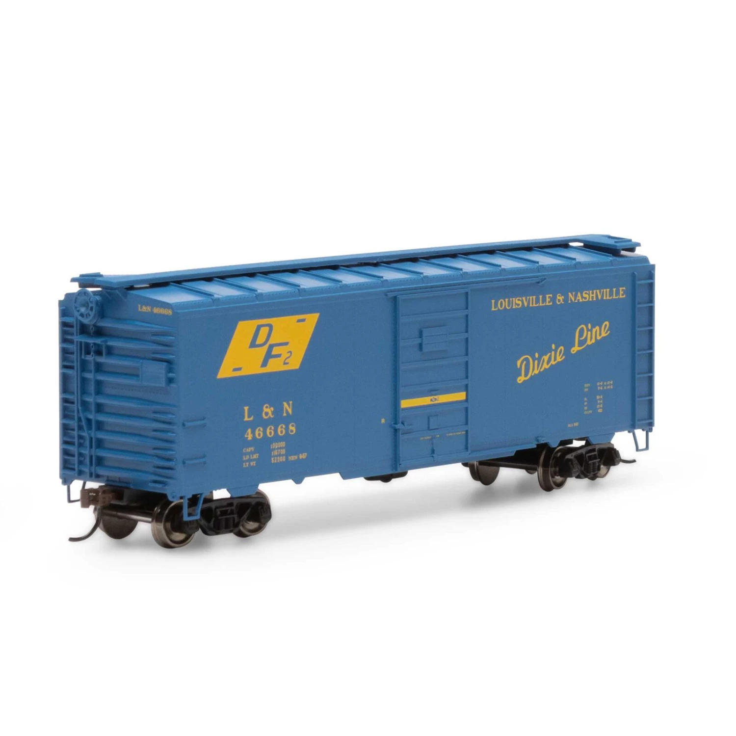 Athearn HO RTR 40' Superior Door Box, L&N #46668 3 Athearn HO RTR 40' Superior Door Box, L&N #46668