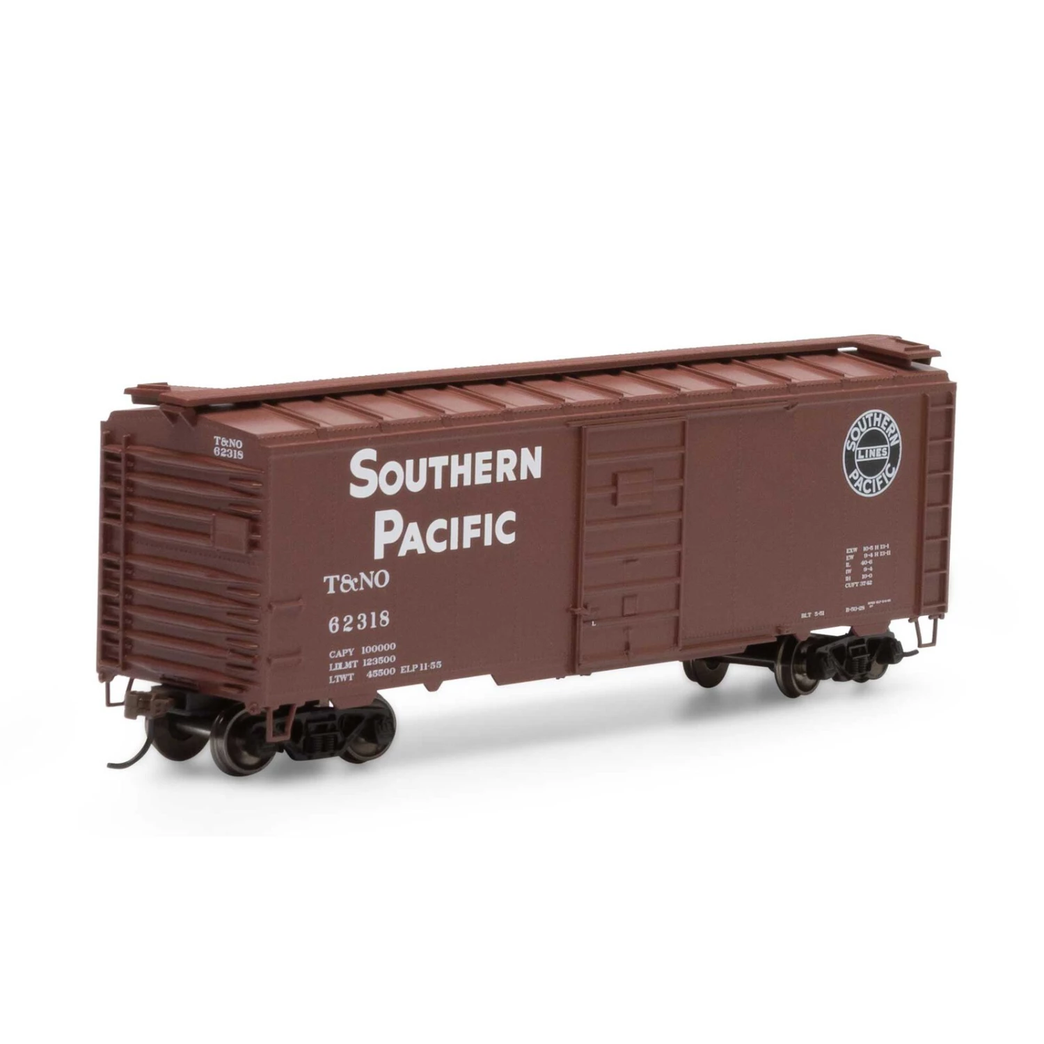 Athearn HO RTR 40' Superior Door Box, SP/T&NO #62318 3 Athearn HO RTR 40' Superior Door Box, SP/T&NO #62318