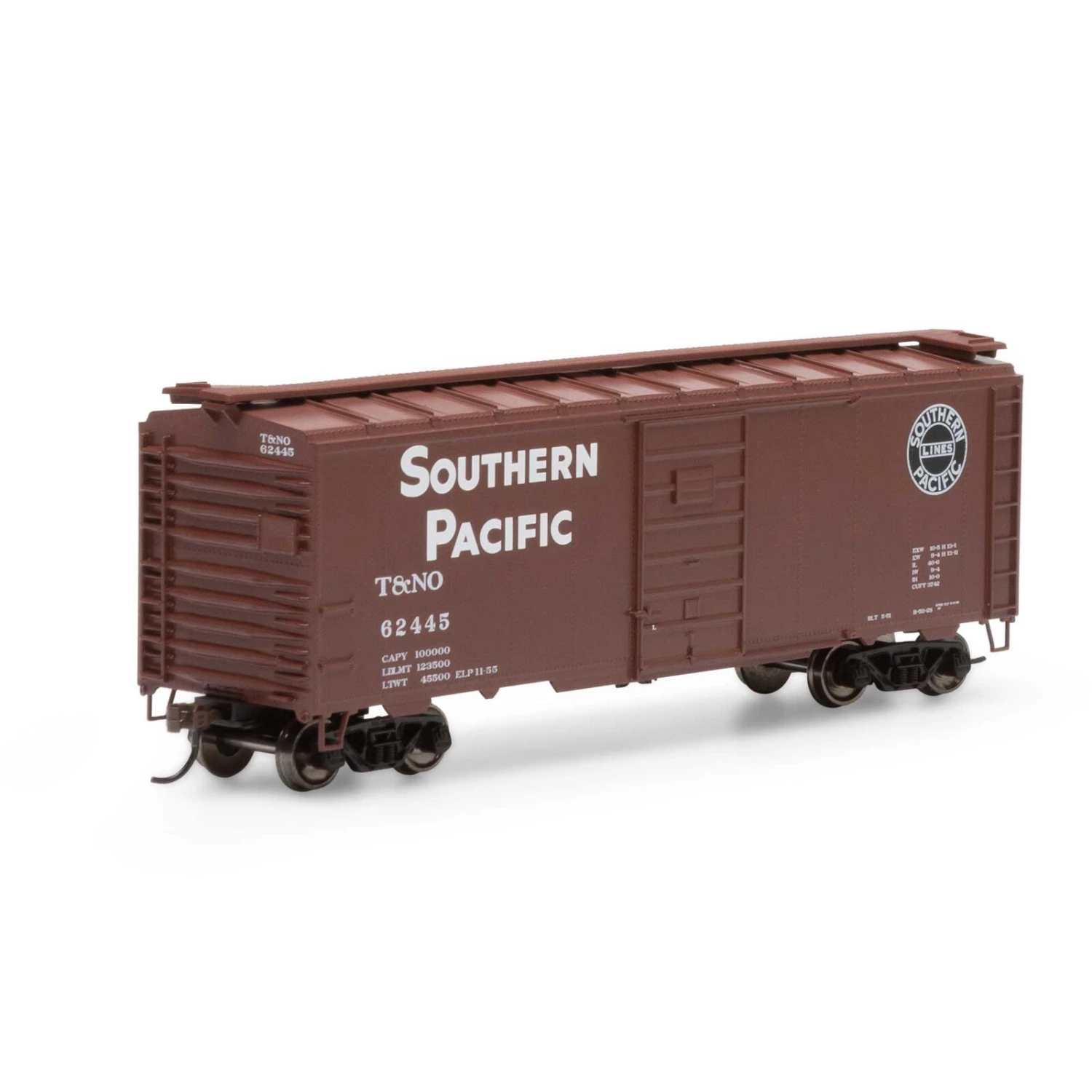 Athearn HO RTR 40' Superior Door Box, SP/T&NO #62445 3 Athearn HO RTR 40' Superior Door Box, SP/T&NO #62445