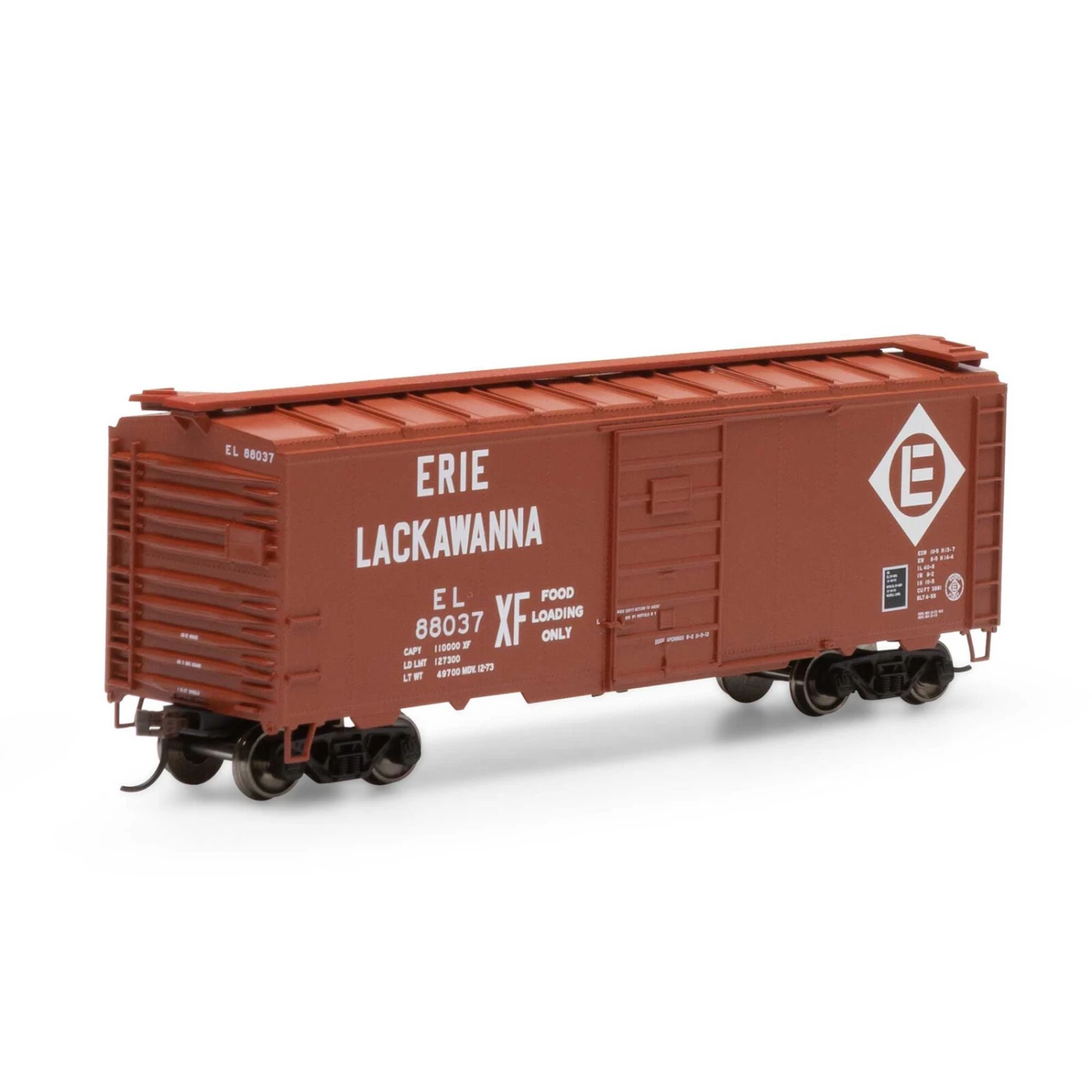 Athearn HO RTR 40' Superior Door Box, EL #88037 3 Athearn HO RTR 40' Superior Door Box, EL #88037