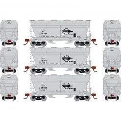 Athearn HO ACF 2970 Covered Hopper, MP (3)