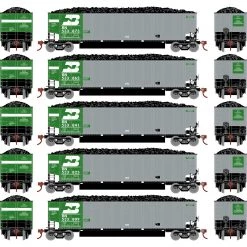 Athearn HO Bethgon Coalporter with Load, BN #3 (5)