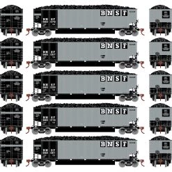 Athearn HO Bethgon Coalporter with Load, BNSF #1 (5)