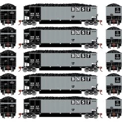 Athearn HO Bethgon Coalporter with Load, BNSF #2 (5)