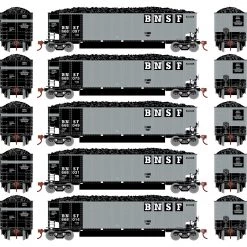 Athearn HO Bethgon Coalporter with Load, BNSF #3 (5)