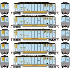Athearn HO Bethgon Coalporter with Load, CSX #1 (5)