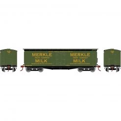 Athearn HO 40' Pfaudler Milk Car, Merkle #748