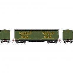 Athearn HO 40' Pfaudler Milk Car, Merkle #742